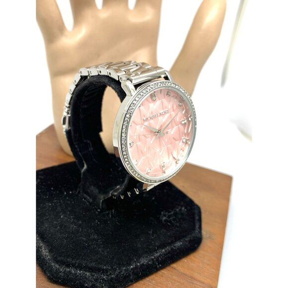 Michael Kors Women's Watch MK4631 Pyper Quartz Pink Dial Stainless Steel 38mm - Picture 14 of 14